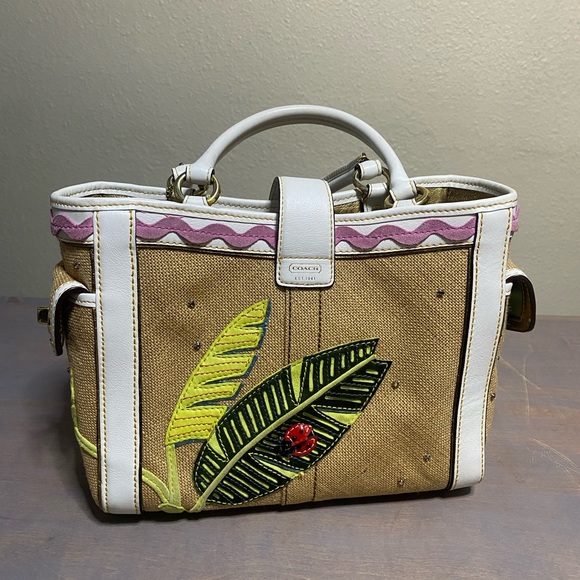 Coach ladybug Hampton handbag, tote, limited edition 4439 - Picture 2 of 15